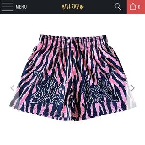 Kill Crew alien shorts Watermelon size small